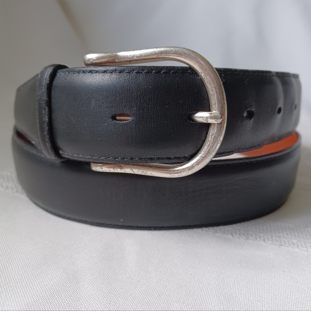 Allen Edmonds Belt 41.5 Handcrafted in USA Excellent cond leather 39.5" to 43.5"